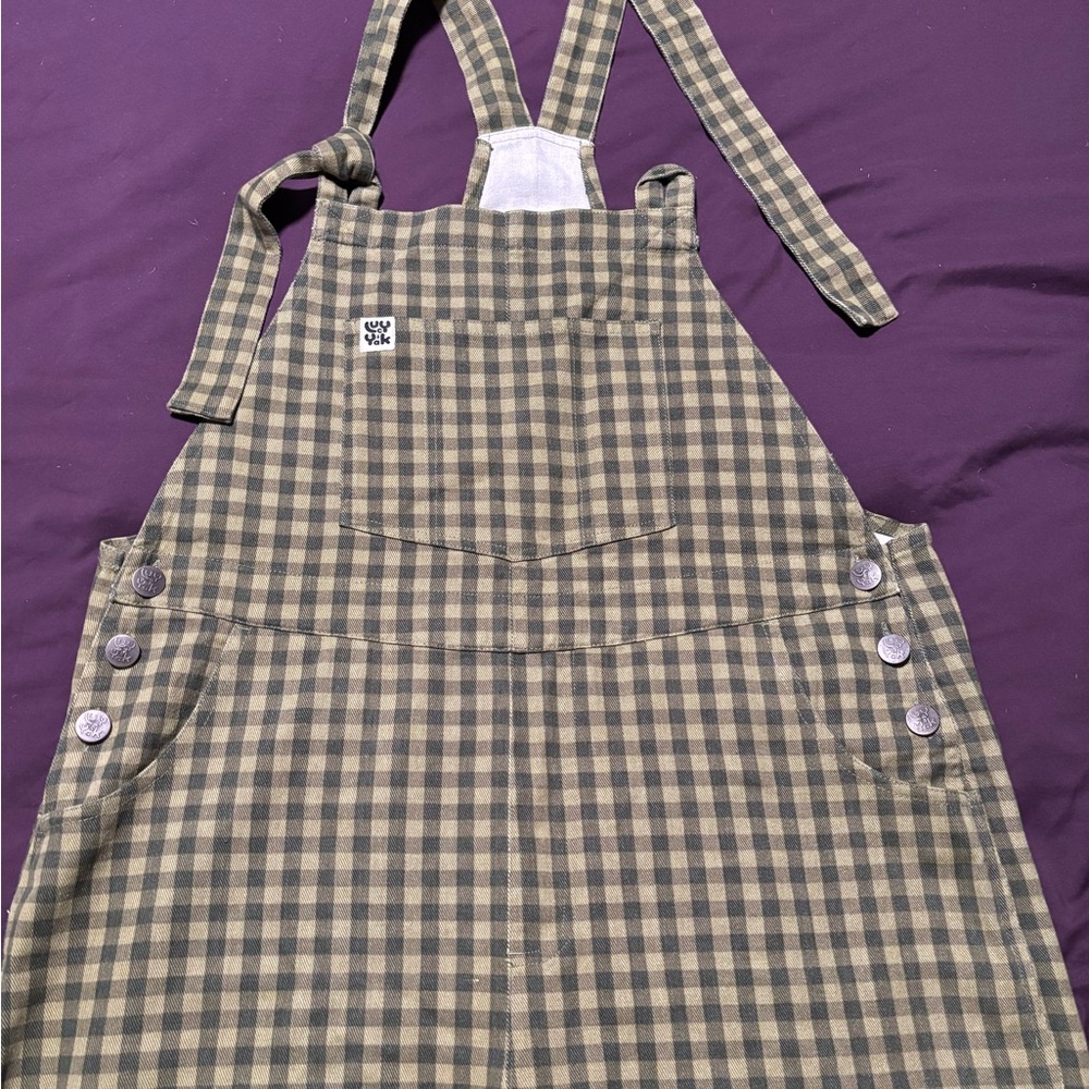 Lucy & Yak Checkered Overalls